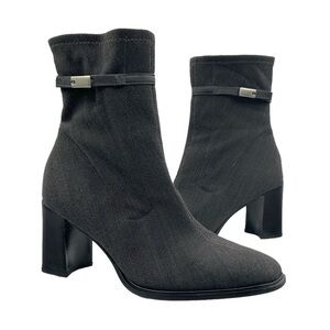 Etienne Aigner Moonlight Fabric Block Heeled Ankle Boot (7.5M)